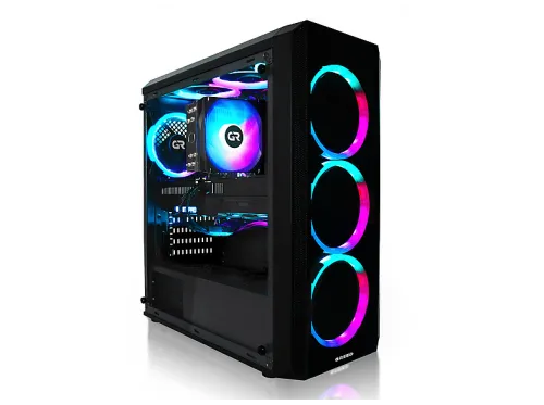 PC Gaming | GREED MK2 AMD Lite | Gaming Ordenador / Computer, AMD Ryzen 5, 32 GB RAM, 512 GB SSD, Radeon™ RX Vega 7, Windows 11 Pro, Negro