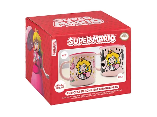 Taza | PALADONE Taza de Super Mario con efecto térmico Princess Peach
