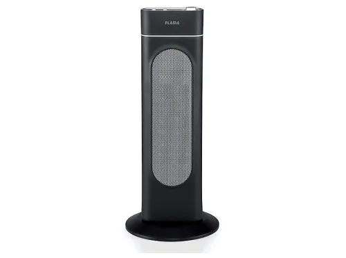 Calefactor portátil | FLAMA 2318FL, 2000 W, 2 niveles de calor, Negro