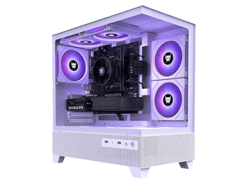 PC Gaming | BEASTCOM Q5 | Pro Gaming, AMD Ryzen™ 7 5700X, 16 GB RAM, 1 TB SSD, GeForce RTX™ 5060, Windows 11 Home, Negro