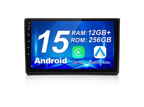 Autorradio | Audi A4 8E 8H B6 B7 2000-2009 12+256GB CARPLAY FM SMORGR, 9 "", 2*USB, Black
