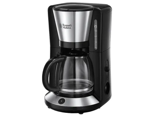 Cafetera de goteo | RUSSELL HOBBS 24010-56 RH ADVENTURE, 1100 W, 1,25 l, 10 tazas, Inox y negro