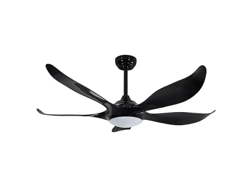 Ventilador de techo | WONDERLAMP FAN, 36,4 W, 5 velocidades, Negro