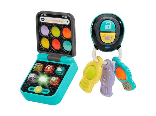 Juguete educativo | VTECH Baby Sorpresas Pop It Teléfono y Llaves