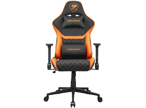 Silla gaming | COUGAR Cougar Silla Armor One V2 F Negro/Naranja, reposabrazos 4D (ajustable en altura, anchura y profundidad, también se puede girar), hasta 120 kg, Negro, Naranja, Negro, Naranja