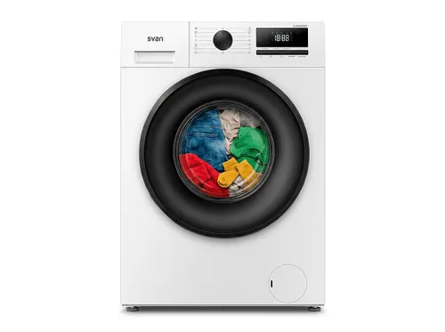 Lavadora carga frontal | SVAN OL84ADW00, 8 kg, 15 programas, Blanco