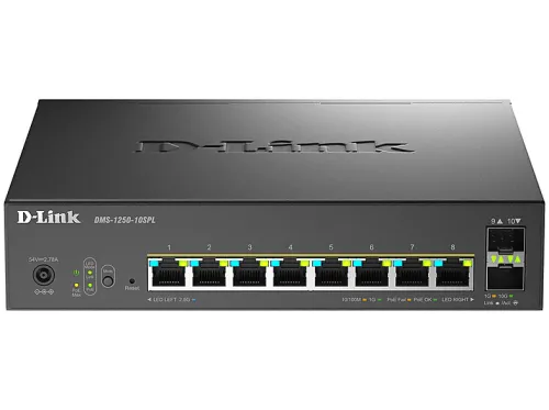 Switch | DMS-1250-10SPL/E D-LINK, Negro