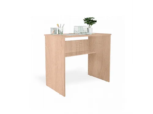 Mesa de escritorio | DUEHOME Siku, melamina, 49,5 cm x 90 cm, Cambria