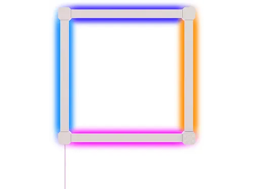 Lámpara inteligente | NANOLEAF Lines Squared Smarter Kit, Control por voz, Regulador de intensidad, Multi
