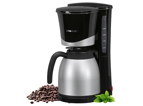 Cafetera de goteo | CLATRONIC KA 3327, 870 W, 1 l, 10 tazas, Negro