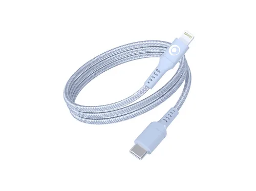 Cable USB-C | BIGBEN CBLTISCMFI1M2RLB, USB-C, USB-C 3.2 gen 1, Lightning, Azul