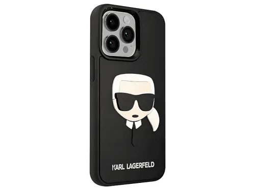 Carcasa para móvil | KARL LAGERFELD H6473, Compatible con Apple iPhone 14 Pro Max, Negro