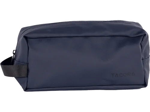 Neceser | Beauty para viaje,100% reciclado TACORA, 210D 100% poliéster. Azul