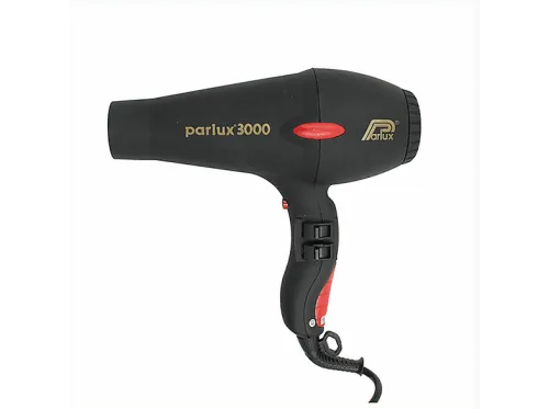 Secador de pelo | PARLUX 3000, 2250 W, 4 niveles temperatura, 2 velocidades, Negro