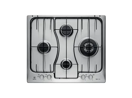 Placa de gas | ELECTROLUX RGG 6243 LOX, 4 zonas, GN + GLP (propano/butano), 59,4 cm, Inox