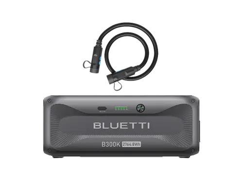 Estación de energía | BLUETTI B300K, 2764.8 Wh, compatible con AC200MAX/AC200PL/AC240P/AC300/AC500, gris