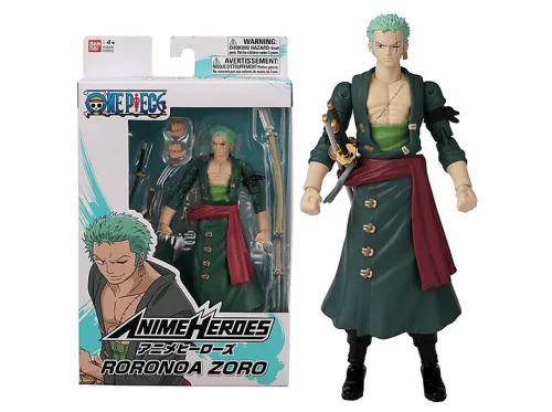 Coleccionable | BANDAI One Piece Anime Heroes Figura Zoro, Not available