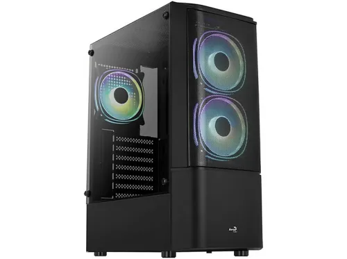 Chasis PC | Quantum Mesh AEROCOOL, Negro