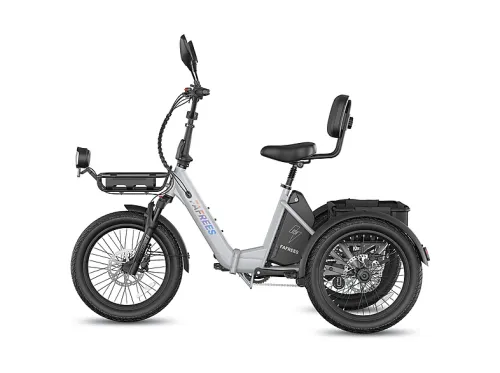 Bicicleta plegable | FAFREES 20 Mate II 21AH-Gris, Bicicleta eléctrica, 250W, Gris