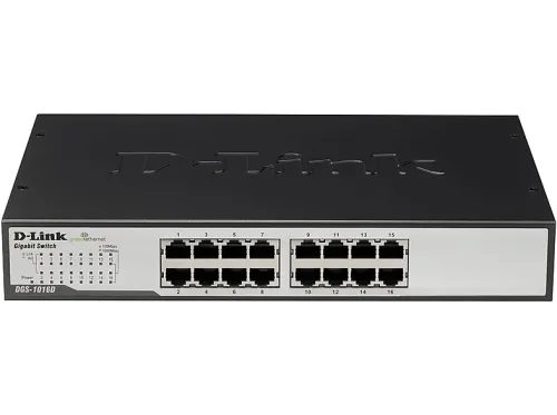 Switch | DGS 1016 D D-LINK, Negro, Plata