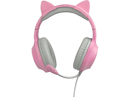 Auriculares gaming | FR-TEC Headset Tanooki, Diadema, Micrófono, Rosa