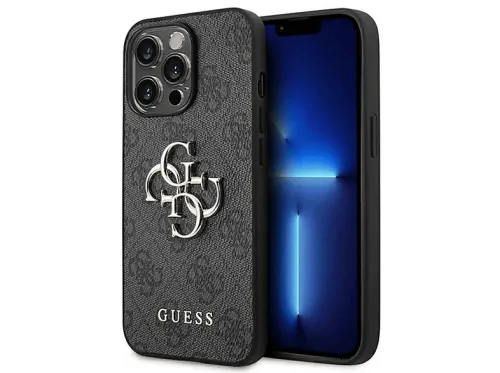 Carcasa para móvil | GUESS GUHCP14X4GMGGR, Compatible con Apple iPhone 14 Pro Max, Gris oscuro