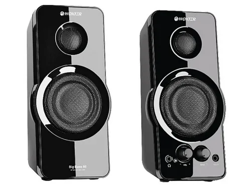 Altavoces para PC | WOXTER SO 26-031 BIG BASS 95, 20 W, 2.0 canales, Negro
