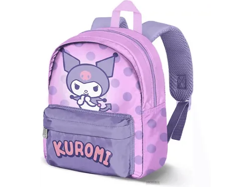 Mochila infantil | Kuromi Sweet Joy KARACTERMANIA, Poliéster, 1x compartimento principal, 1x bolsillo frontal Kuromi Sweet Joy Lila
