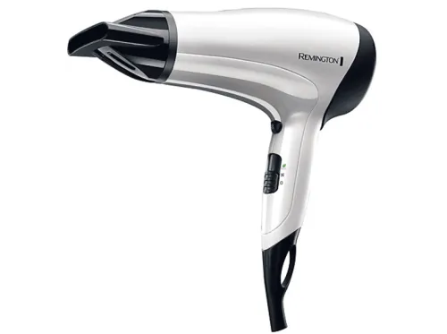 Secador | REMINGTON D3015, 2000 W, 2 velocidades niveles temperatura, 2 velocidades, Difusor incluido, Blanco