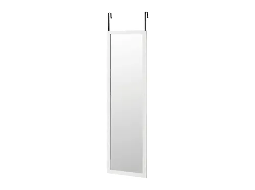 Espejo | NYANA de Puerta 125x35 cm – Marco MDF, Ligero y Fácil de Colgar, Estilo Nórdico, Blanco