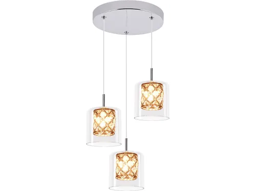 Lámpara colgante | DD66000554 ZMH, Plata