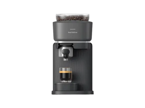 Cafetera express | Philips Baristina BAR300/60, Molinillo cerámico, 16 bares, Café en grano, 4 programas, 1550 W, 1,2L, 30s, IA, 72 dB, 3 años, Negro