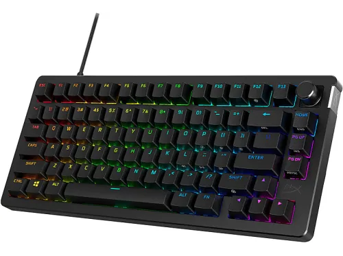 Teclado gaming | HYPERX HyperX Alloy Rise 75, Alámbrico, Teclas iluminadas, Negro