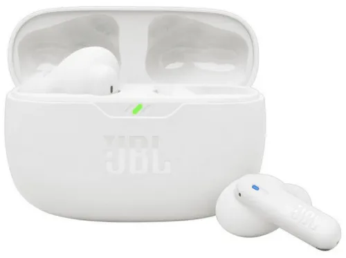 Auriculares inalámbricos | Vibe Beam 2 JBL, Intraurales, Bluetooth, Blanco