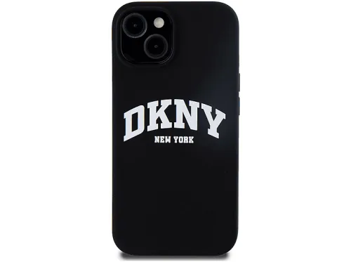 Carcasa para móvil | DKNY Liquid Silicone Arch MagSafe, Compatible con Apple iPhone 14, Negro