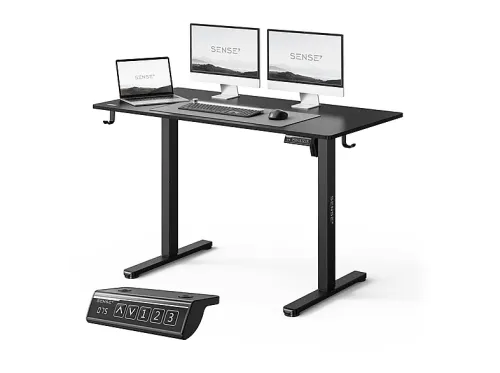 Mesa de escritorio regulable | SENSE7 NOJO Light 120x60, 120 cm x 60 cm