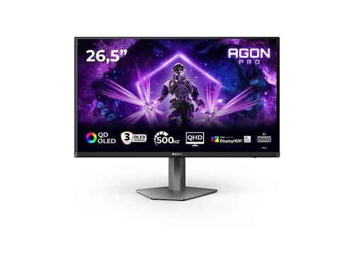 Monitor | AOC 27" AG276QKD2, 2560x1440, 500Hz, 26,5 ", QHD, 0,03 ms, 500 Hz, Negro, Gris