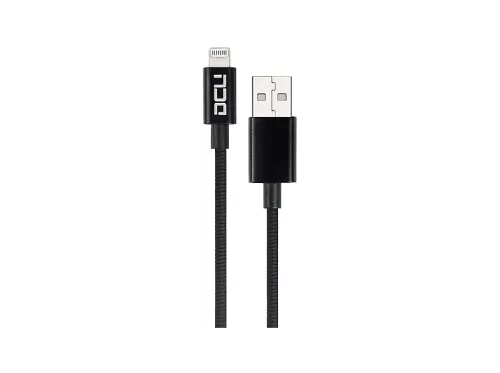 Cable Lightning a USB | DCU TECNOLOGIC 34101255, USB 2.0, Lightning, Negro