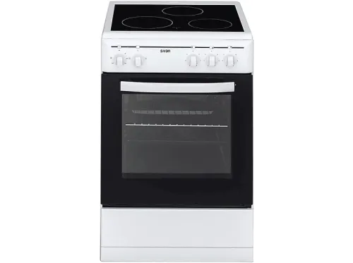 Cocina eléctrica | SKV3500 SVAN, 4 Zonas zonas, 48 l, 49,8 cm, Negro