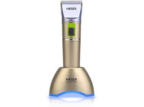 Cortapelos | HAEGER EXPERT TRIM, 180 Min., 3mm, 6mm, 9mm y 12mm niveles, Oro