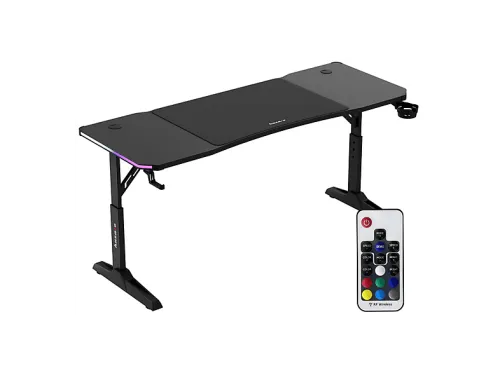 Mesa de escritorio gaming | HUZARO Hero 4.6 RGB, 1600 mm x 600 mm