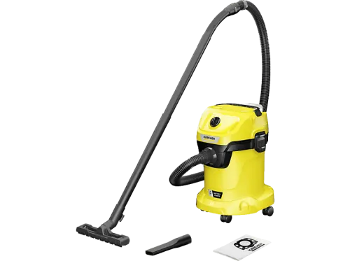Aspiradora en seco y húmedo | KÄRCHER 1.628-550.0, 225 W, Depósito 17l, Amarillo