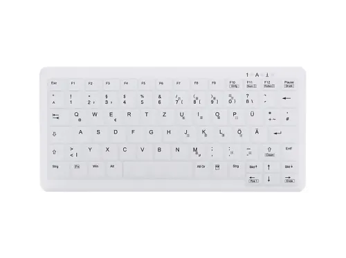 Teclado inalámbrico | CHERRY AK-C4110, Inalámbrico, idioma: DE, Blanco