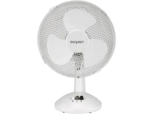 Ventilador de sobremesa | EXQUISIT VT33056we, 30 W, 3 velocidades, Blanco