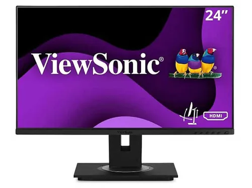 Monitor | VIEWSONIC VG2448A-2, 23,8 ", Full-HD, 5 ms, 100 Hz, Negro
