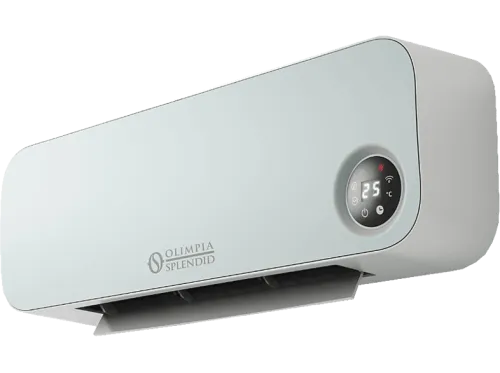 Calefactor de pared | OLIMPIA SPLENDID SPLIT-CALDO SKY B-2000W WIFI, 2000 W, 3 niveles de calor, Blanco
