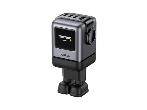 Cargador de móvil | UGREEN 4 PUERTOS 100W USB-A + USB-C, 4 puertos, Negro