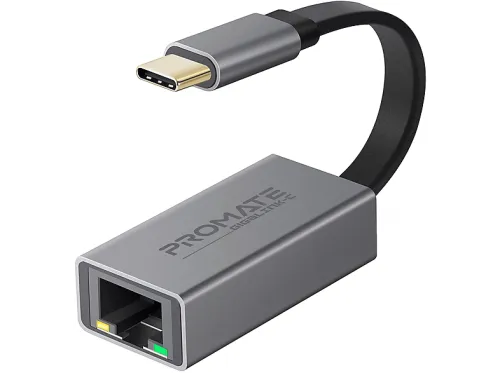 Adaptador USB-C a Ethernet | Gigalink-C Gris PROMATE