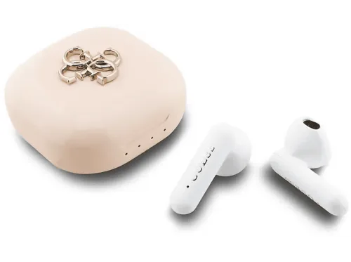 Auriculares Inalámbricos | TWS con Logo 4G GUESS, Intraurales, Bluetooth, Rosa