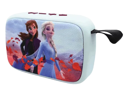 Altavoz inalámbrico | Lexibook Frozen, 5W, Bluetooth, 4h Autonomía, Batería Litio 300 mAh, Función TWS, Azul